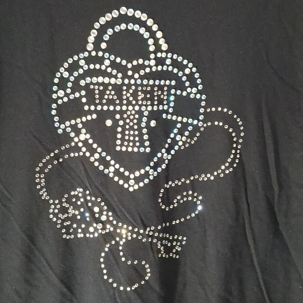 NNWT Taken Lock & Key Rhinestone tee